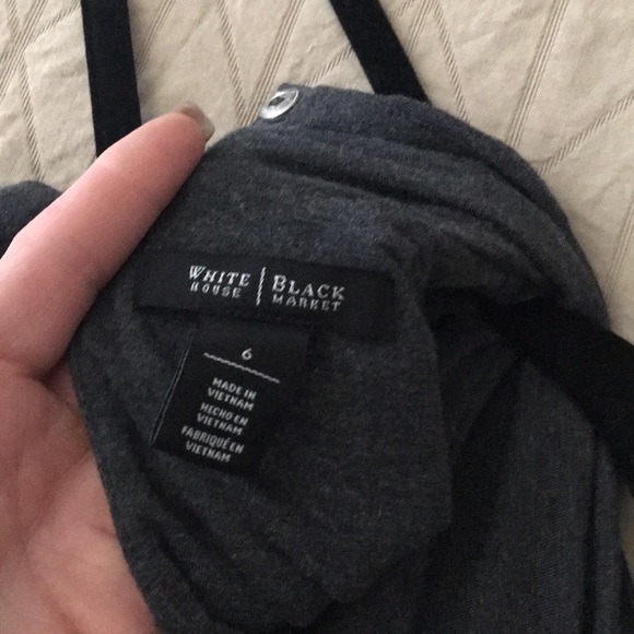 WHBM  charcoal grey body con dress. - Picture 2 of 3